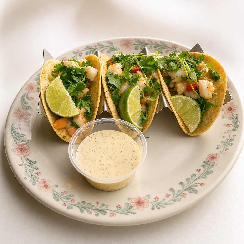 Shrimp Tacos.