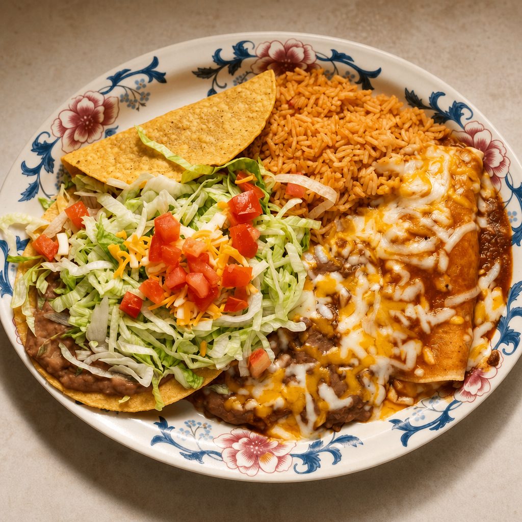 Enchilada, Taco & Tostada.