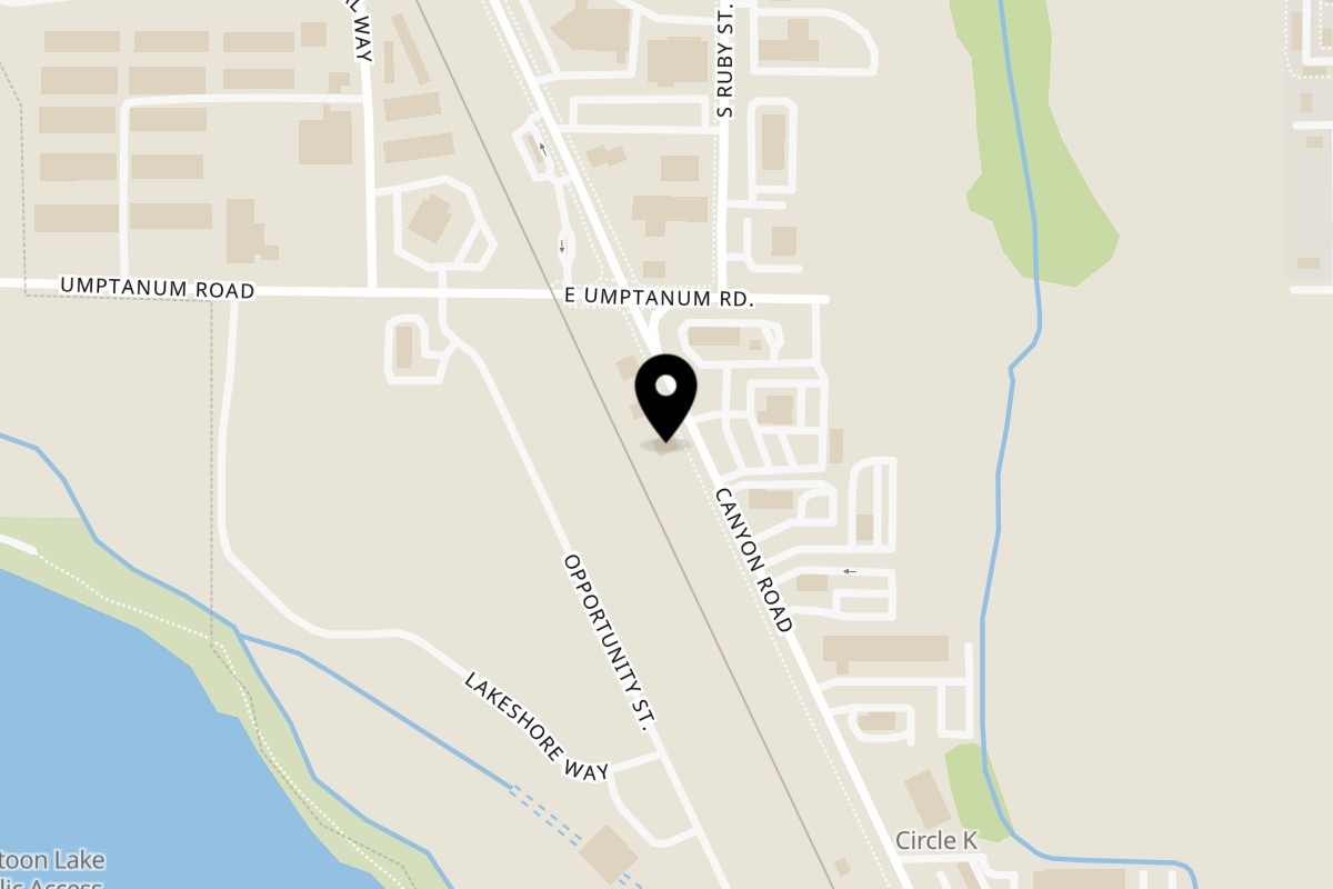 Map showing the location of Fiesta En Jalisco Ellensburg on 1315 S Canyon Rd in Ellensburg